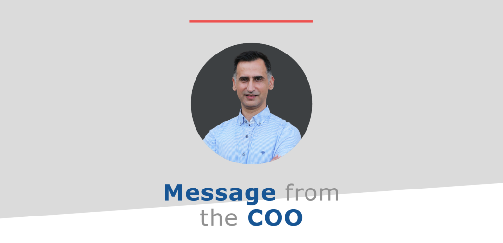Infosysta -message from the coo
