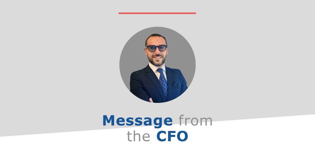 Message from our CFO- Ayman Sabehayon